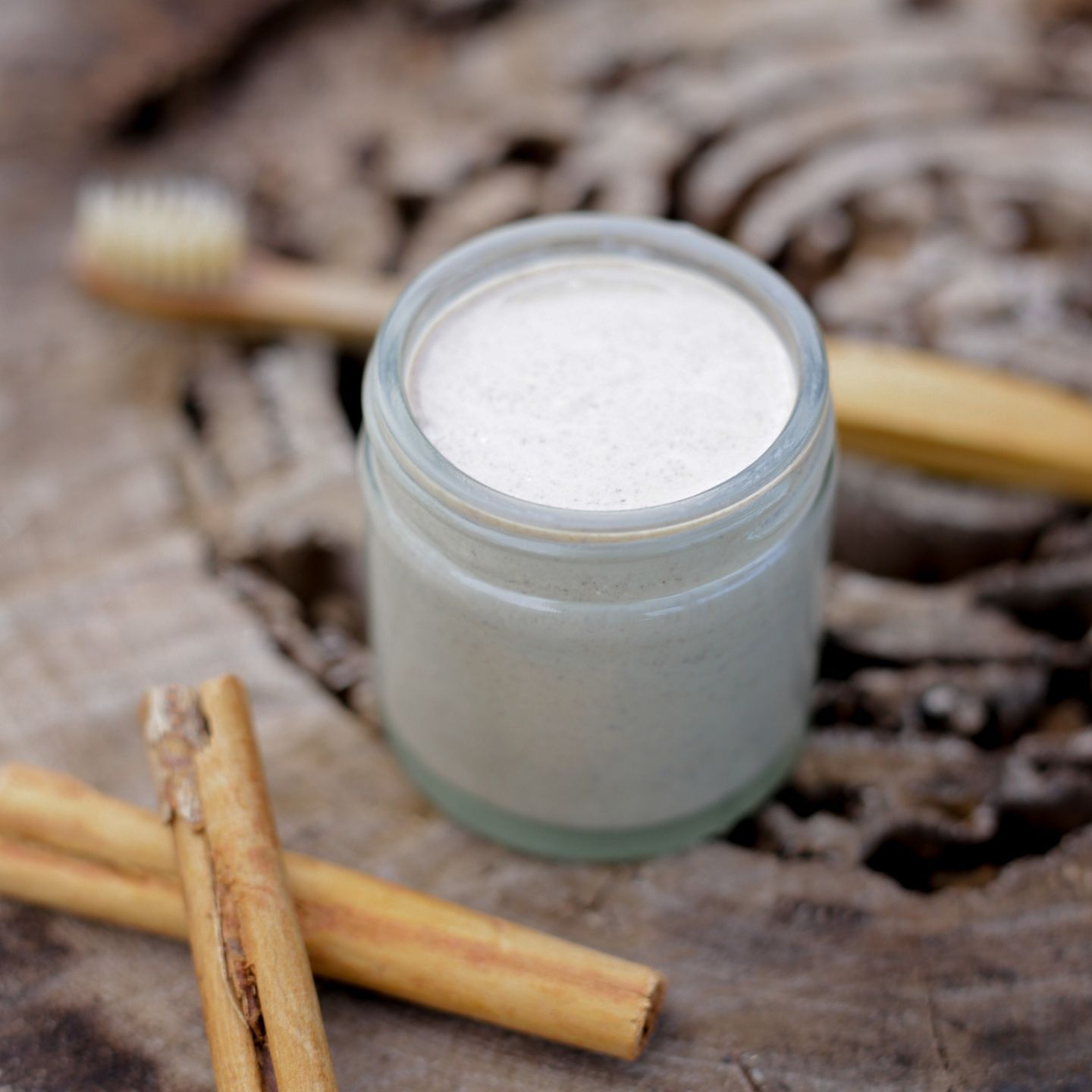 Homemade cinnamon toothpaste