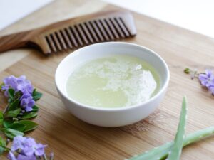 Homemade Aloe Vera Coconut Oil Hair Mask for Growth - Lavender Gypsy