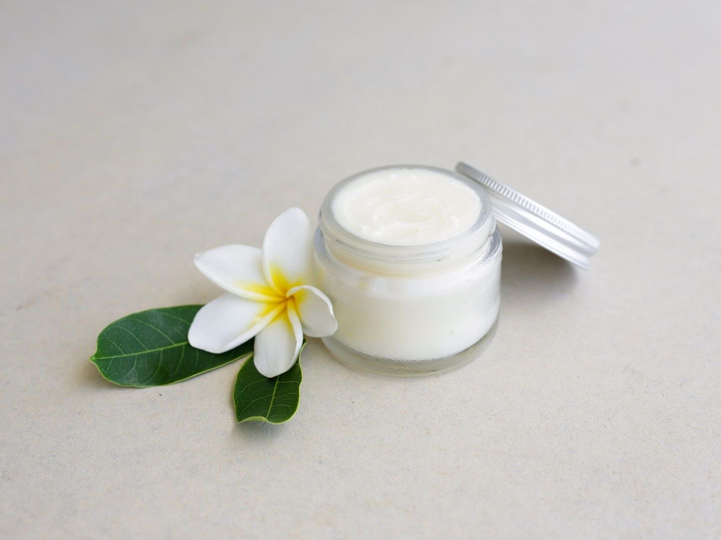 Homemade Deodorant with Shea Butter displayed in a small jar