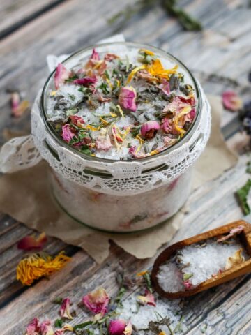 DIY Herbal Bath Salts Featured Image